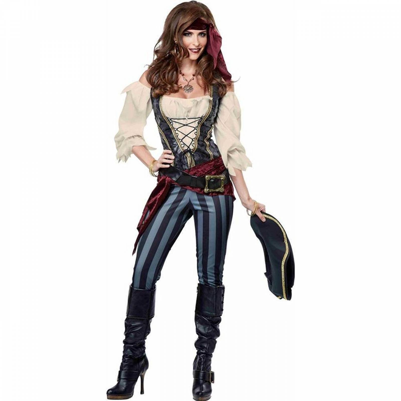 Disfraz de Pirata para Adulto talla Extra Grande California Costume