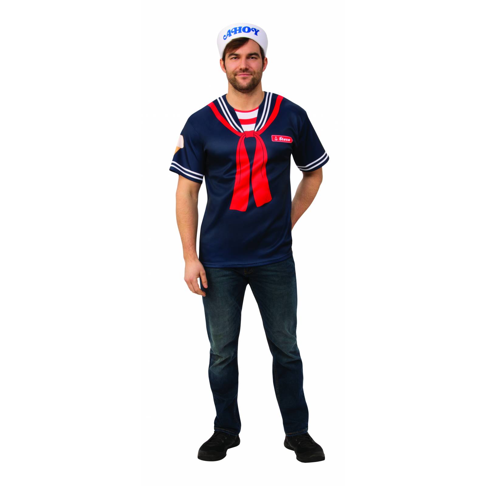 Disfraz de Steve Scoops Ahoy Licencia Stranger Things Unitalla Rubie´s Costume