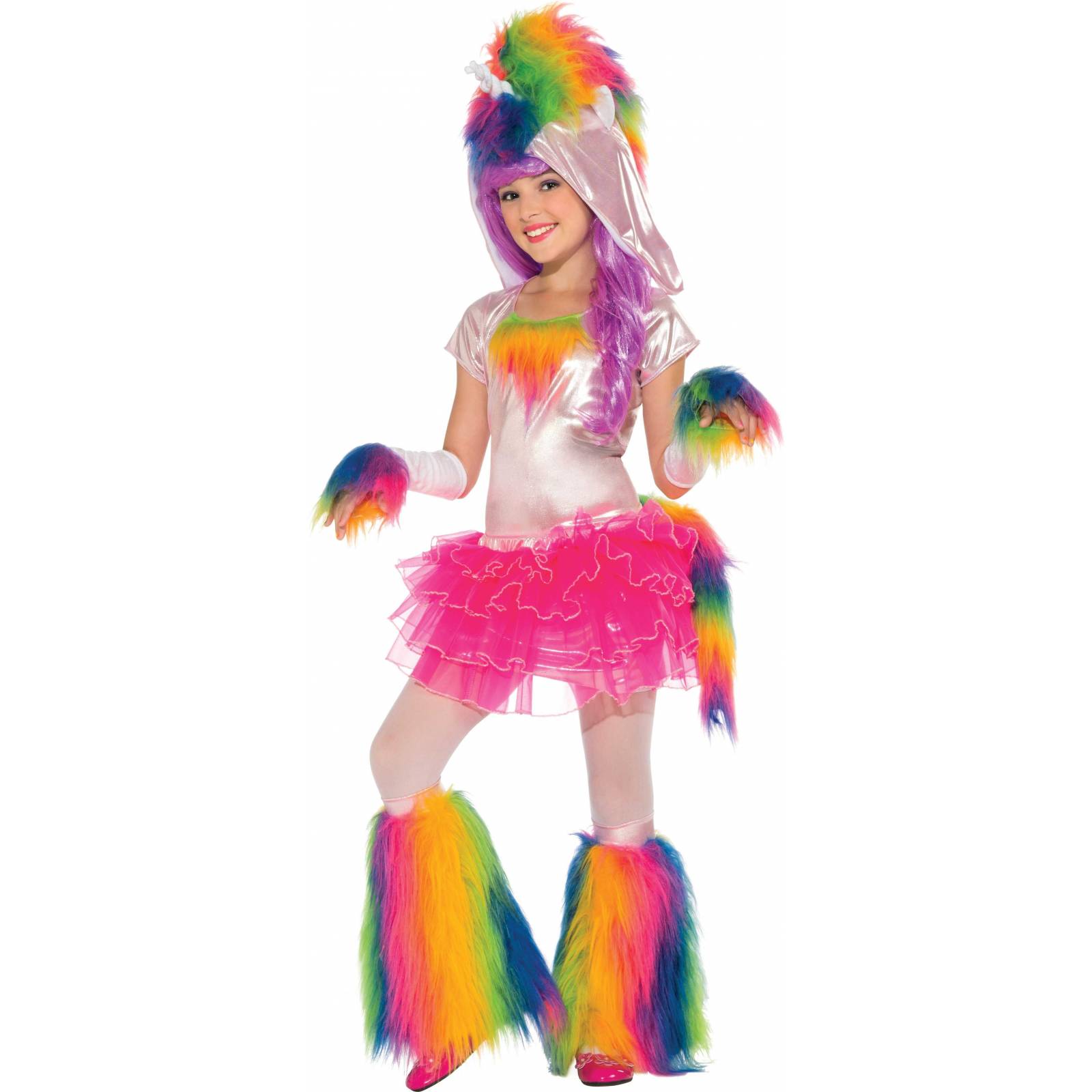 Disfraz de Unicornio Arcoiris Infantil talla 4-6 Rubie´s Costume Halloween