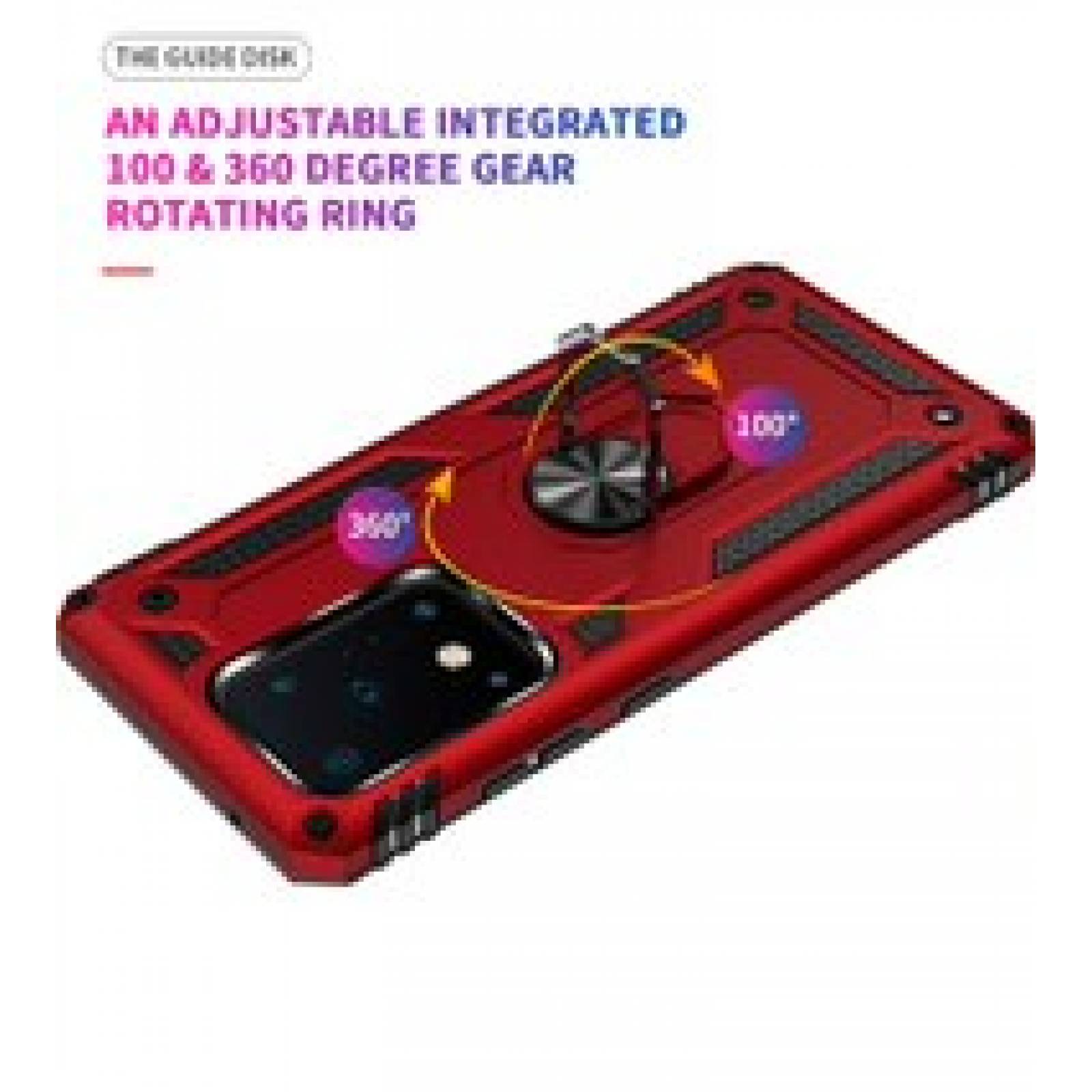 Funda Samsung Galaxy S20 Ultra Uso Rudo Shockproof + Cristal Templado Azul