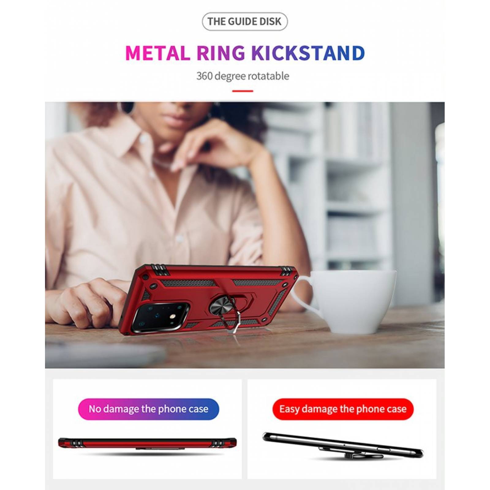 Funda Samsung Galaxy S20 Ultra Uso Rudo Shockproof + Cristal Templado Azul