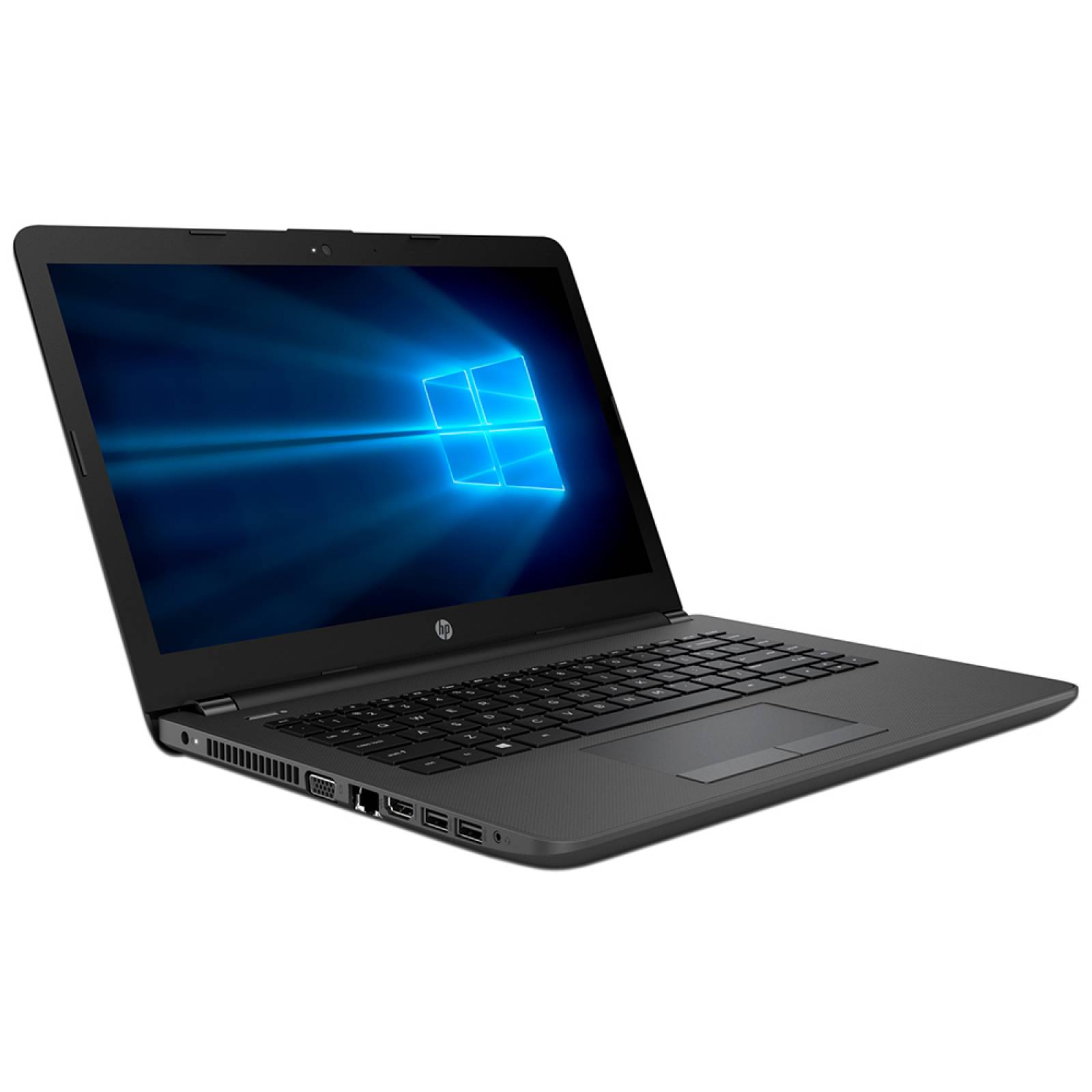Laptop HP 240 G7 Procesador Intel Celeron N 4000 Memoria de 4GB DDR4 Disco Duro de 500GB Pantalla de 14 pulgadas LED Video UHD Graphics 600 S.O. Windows 10 Home