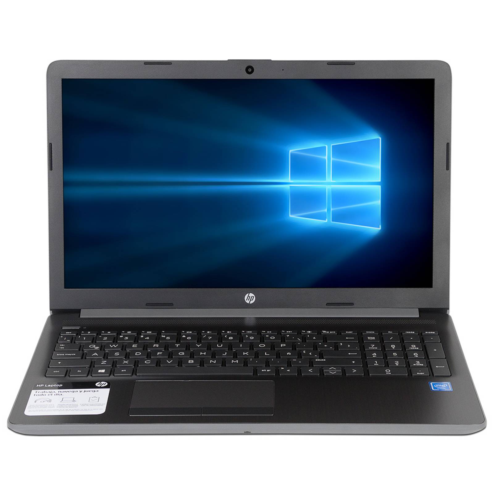 Laptop HP 15-da0001la Procesador Intel Celeron N4000 Memoria de 4GB DDR4, Disco Duro de 500GB Pantalla de 15.6 pulgadas LED Video UHD Graphics 600  S.O. Windows 10 Home