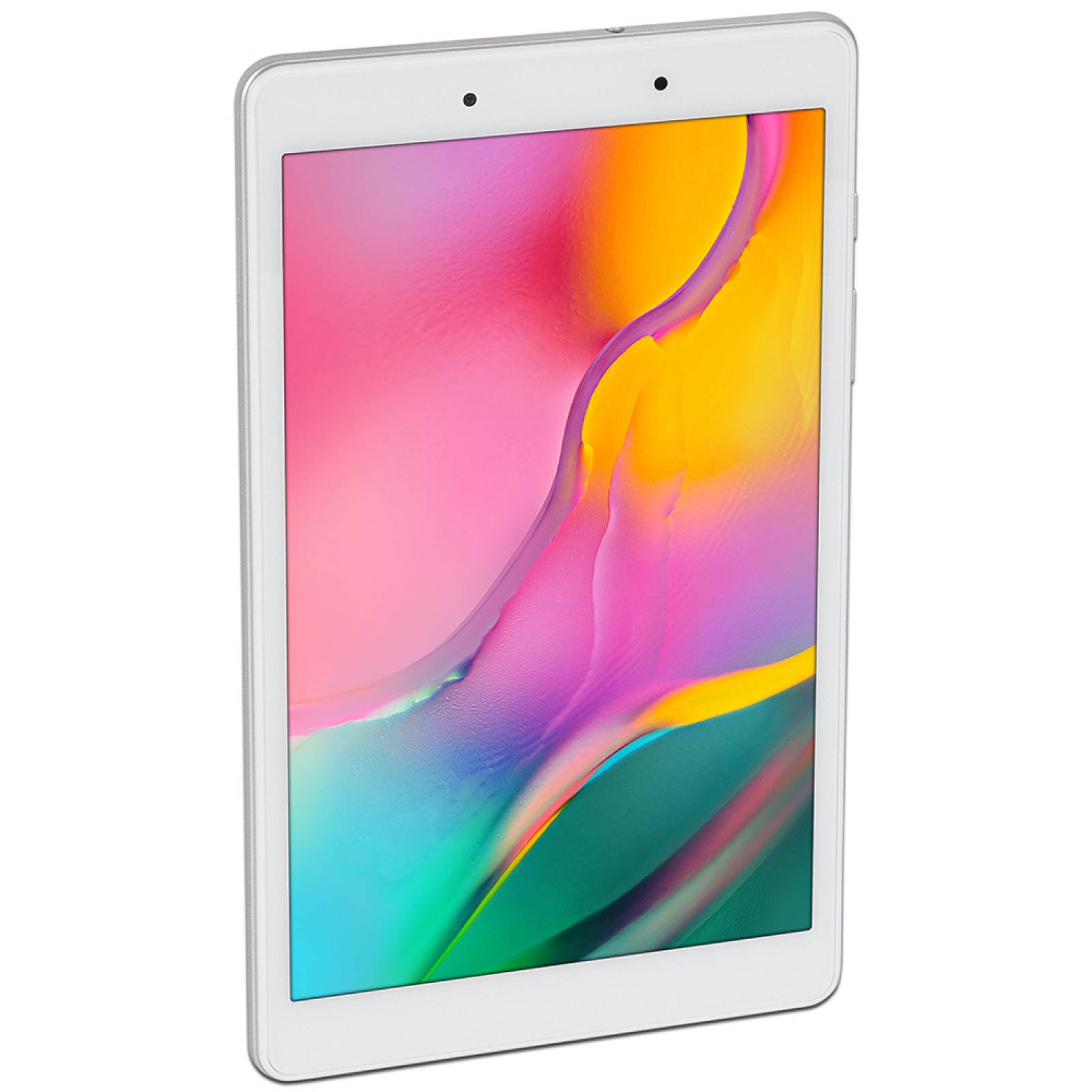 Tablet Samsung Galaxy Tab A: Procesador Quad Core (2.0 GHz), Memoria RAM de 2GB, Almacenamiento de 32GB, Pantalla LED Multi touch de 8", Cámara Principal: 8MP Frontal: 2MP Wi-Fi Bluetooth 4.2 Android 9 Pie Color Plateada