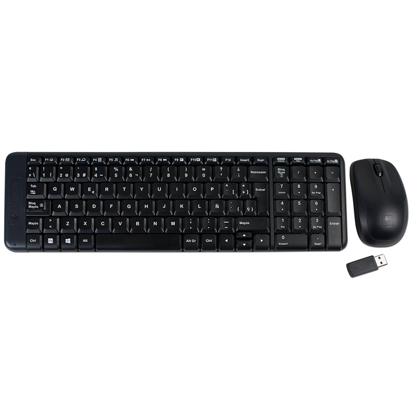 Teclado y Mouse Logitech Wireless Combo mk220 USB