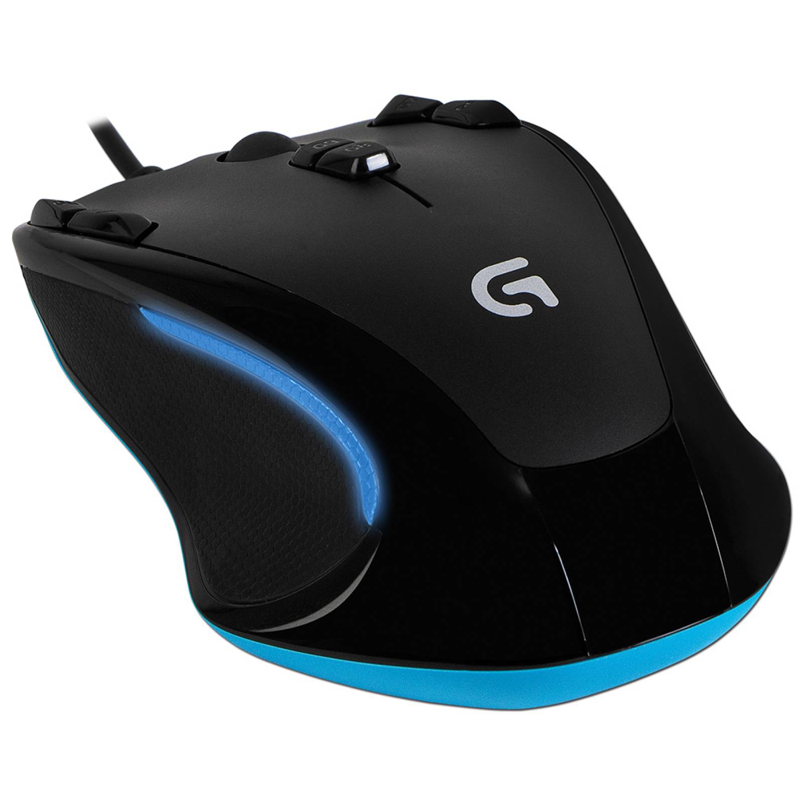 Mouse Gamer Logitech G300S 2500 dpi 9 botones programables USB