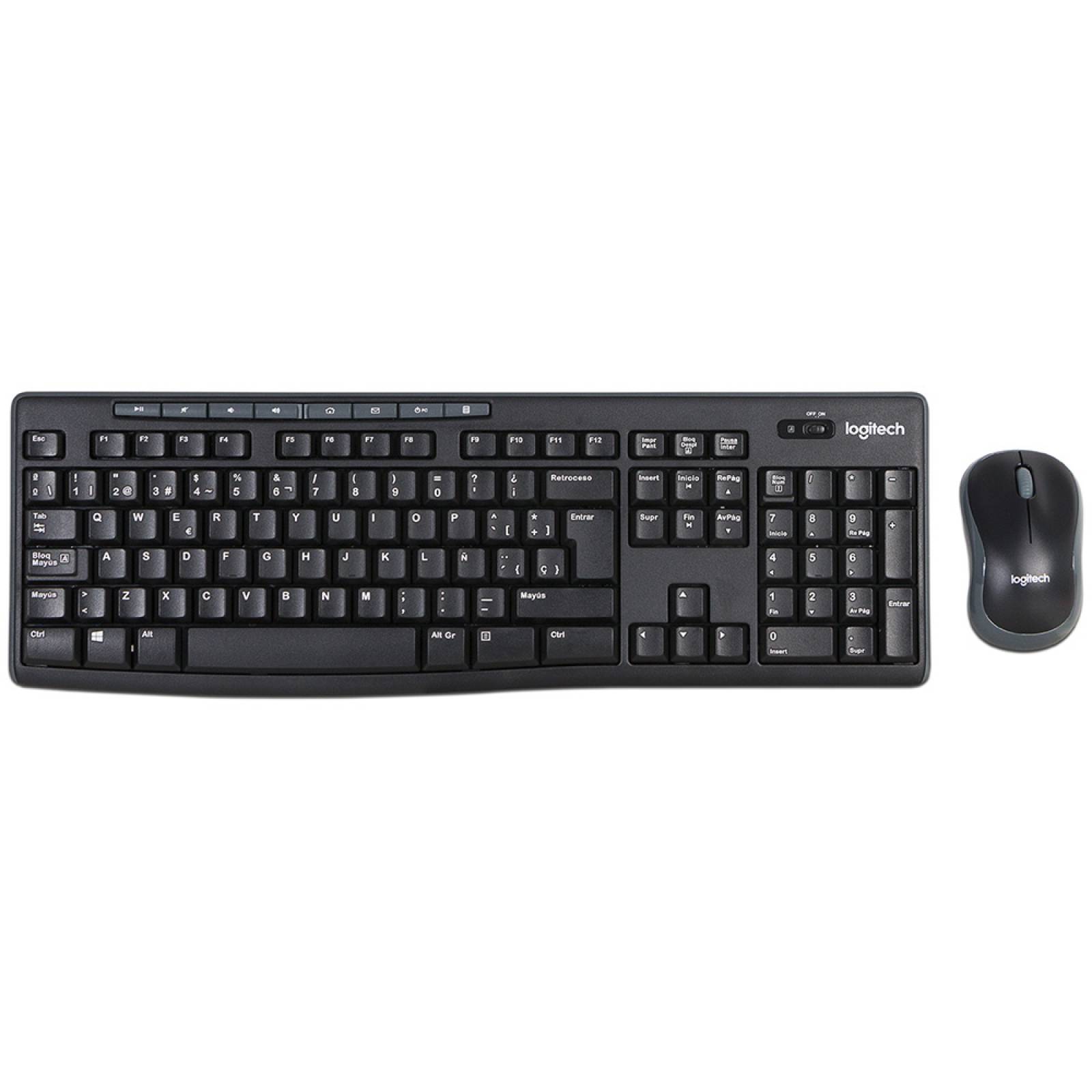 Teclado y Mouse inalÃ¡mbricos Logitech Wireless Combo MK270 USB