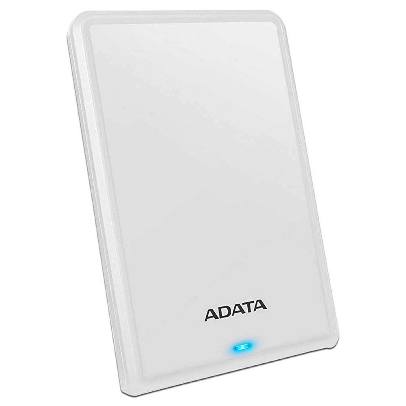 Disco Duro Portátil ADATA HV620S Slim de 1 TB USB 3 Color Blanco