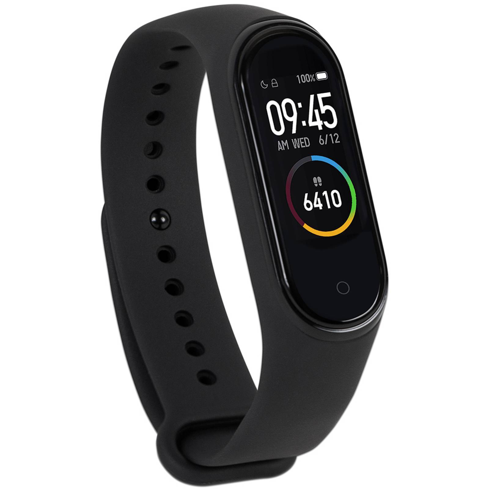 Smartband Xiaomi Mi Band 4 con pantalla OLED a Color, contador de pasos, monitor cardi­aco, notificaciones, Color Negro.