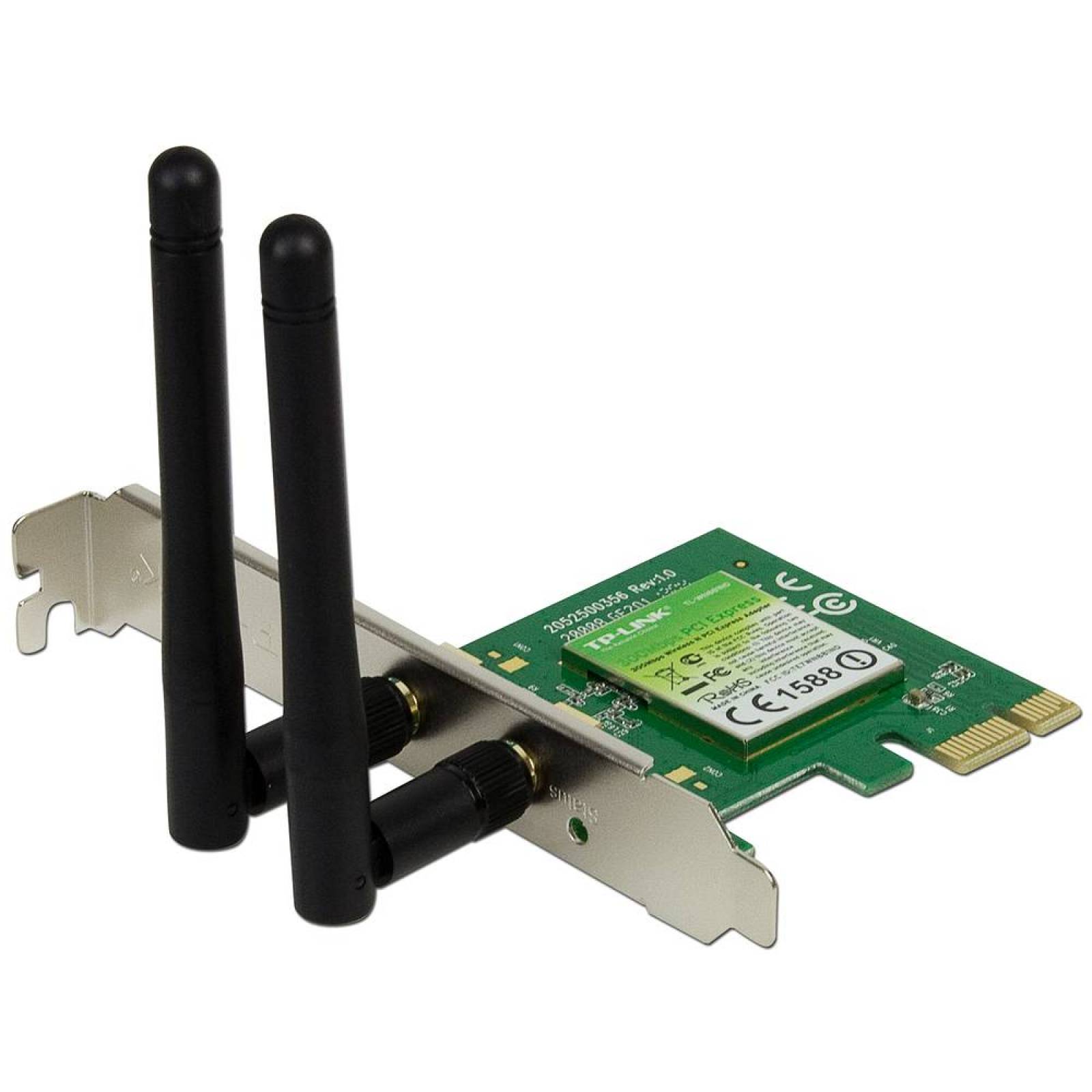 Tarjeta de Red InalÃ¡mbrica con 2 Antenas TP Link Wireless N hasta 300Mbps PCI Express