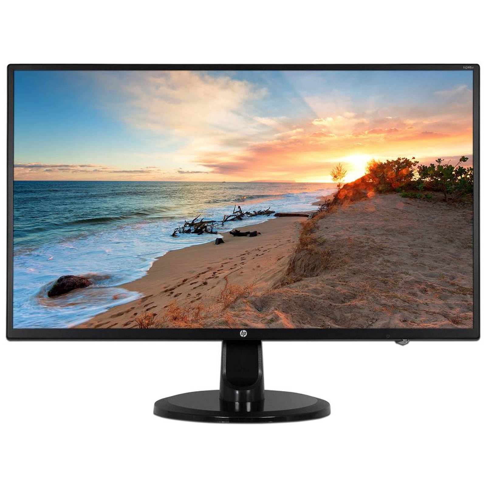 Monitor LED HP N246V de 23 8 ResoluciÃ³n 1920 x 1080 Full HD 1080p 5 ms Color Negro