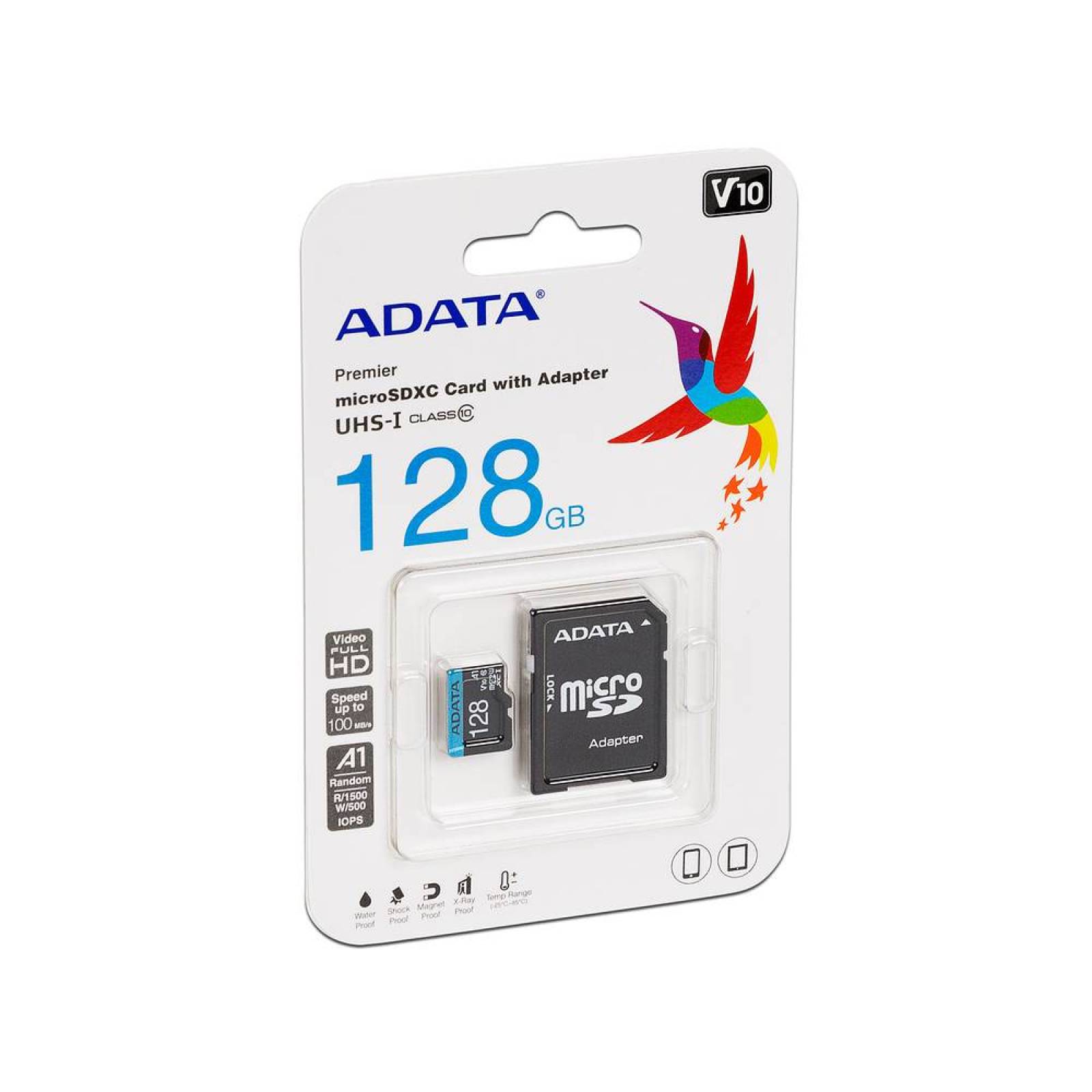 Memoria ADATA MicroSDXC UHS 1 U1 de 128 GB Clase 10