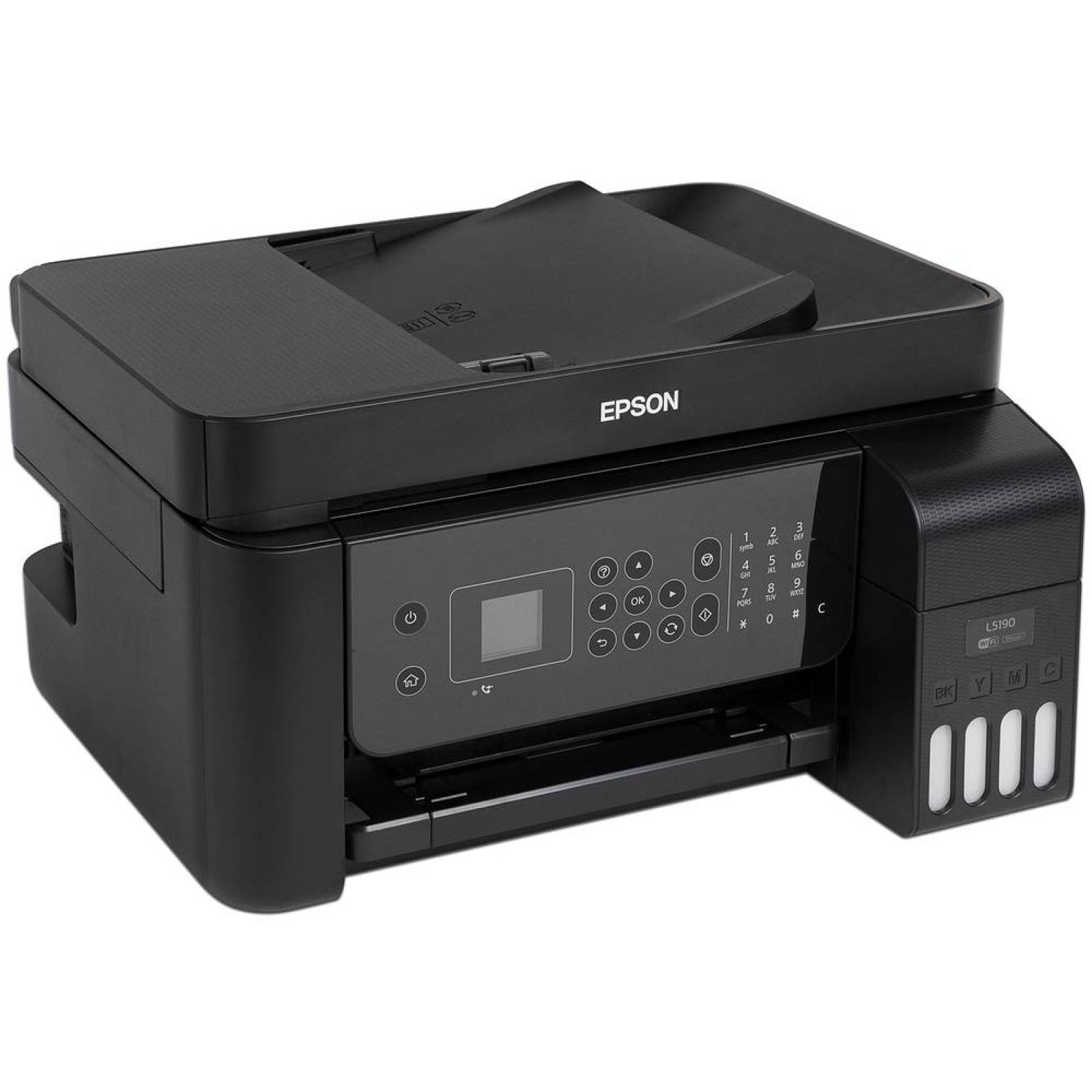 Multifuncional a color Epson EcoTank L5190, Impresora, Copiadora, EscÃ¡ner y Fax, Sistema de Tanques de Tinta, Wi-Fi, Ethernet, USB.