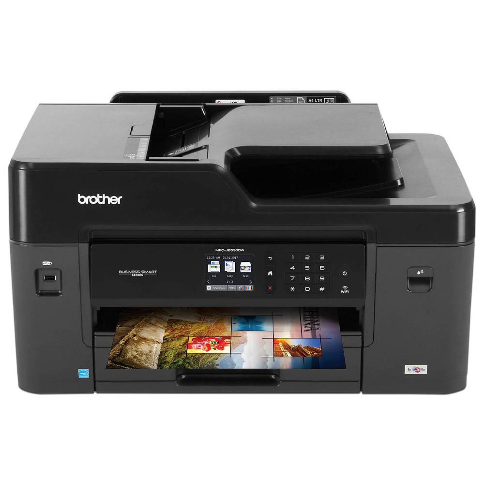 Close the sidebar 0 Impresoras e insumos Cómputo y tabletas Electrónica y  Tecnología Multifuncional de inyecciÃ³n de tinta Brother Business Smart Pro  MFCJ6530DW Impresora Copiadora EscÃ¡ner y fax Doble Carta A3 Duple ADF  hasta 50 Hojas WiFi 