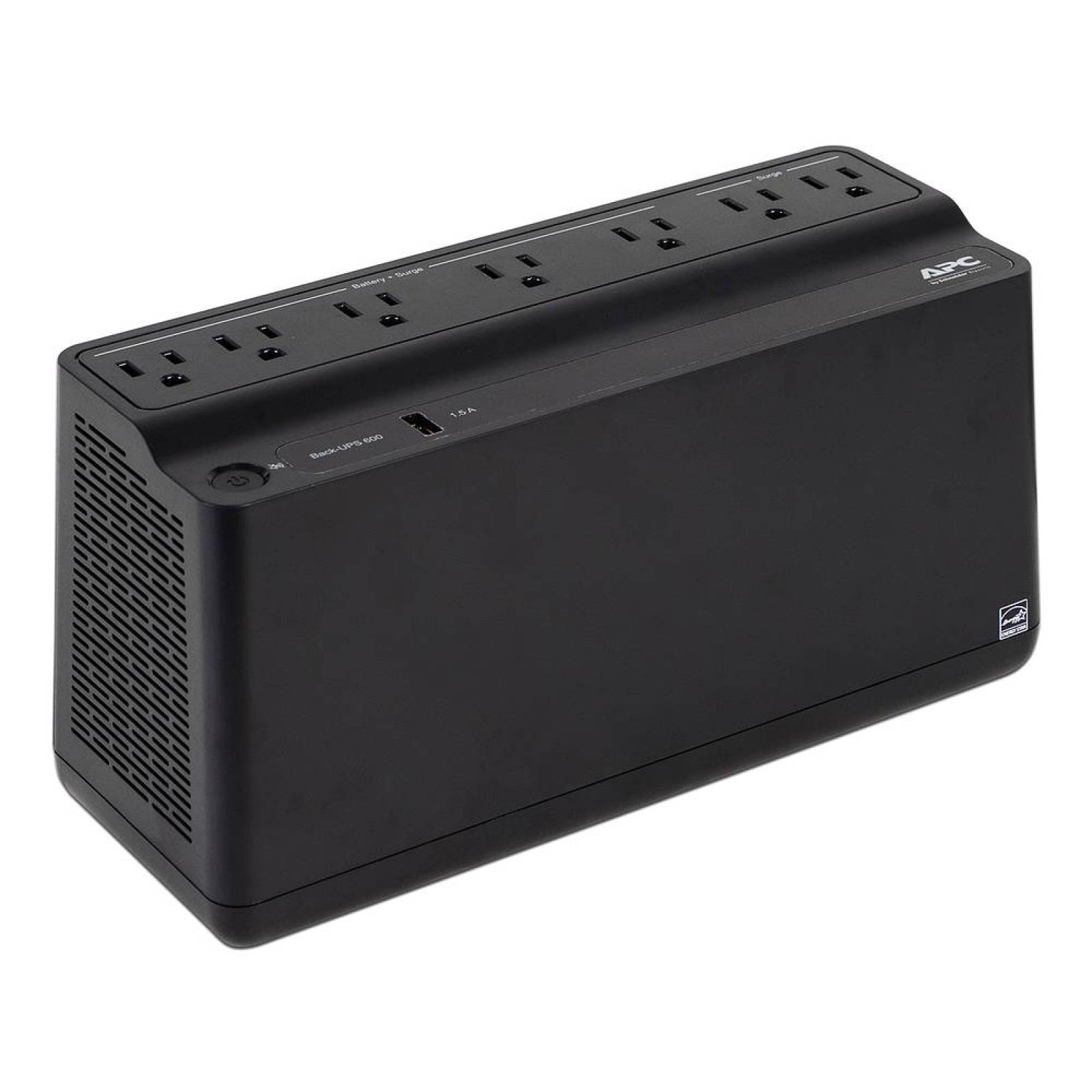 BaterÃ­a de Respaldo APC Back UPS BE600M1 de 600VA 330 Watts con 7 contactos NEMA 5 15R