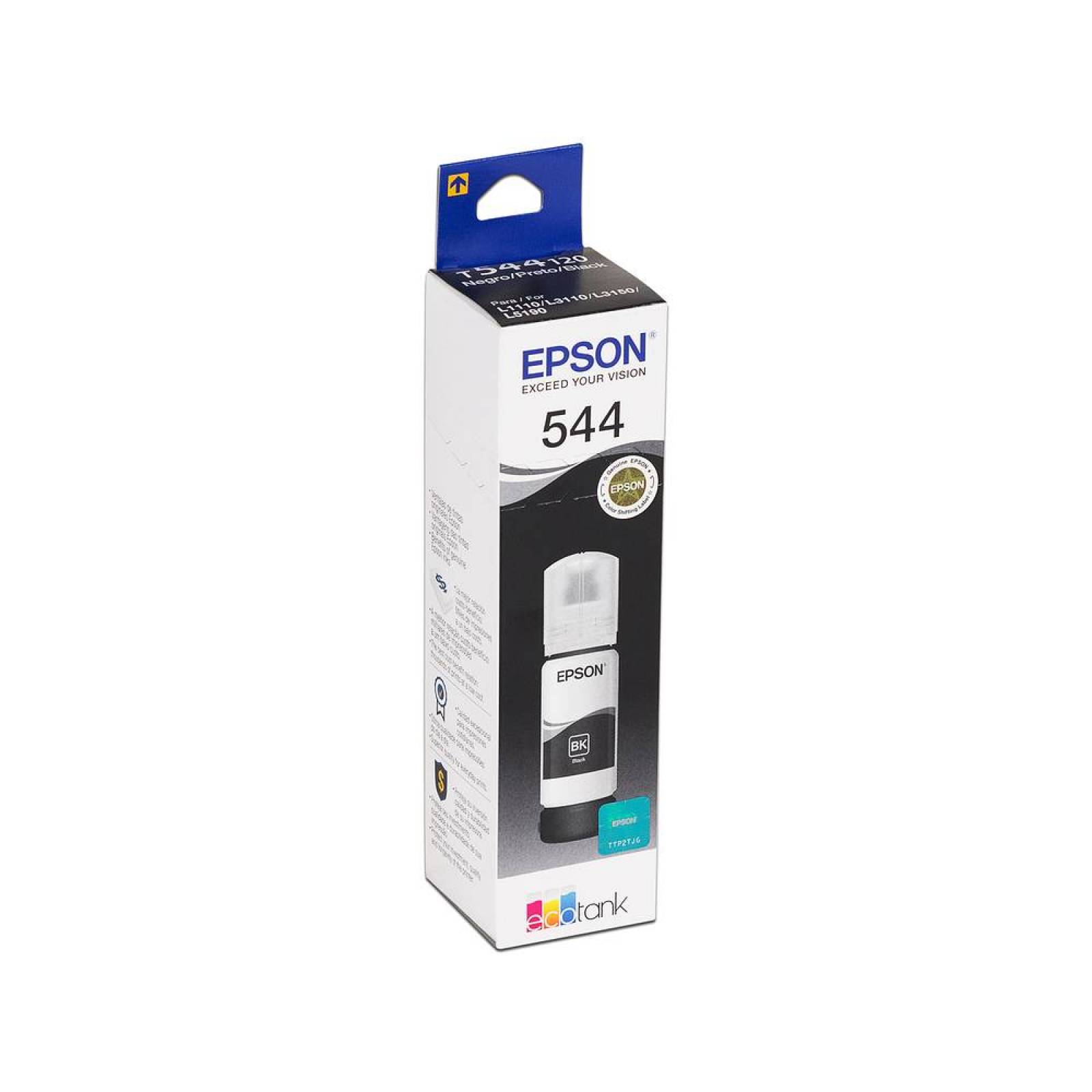 Botella de Tinta Epson 544 Negro Modelo T544120AL