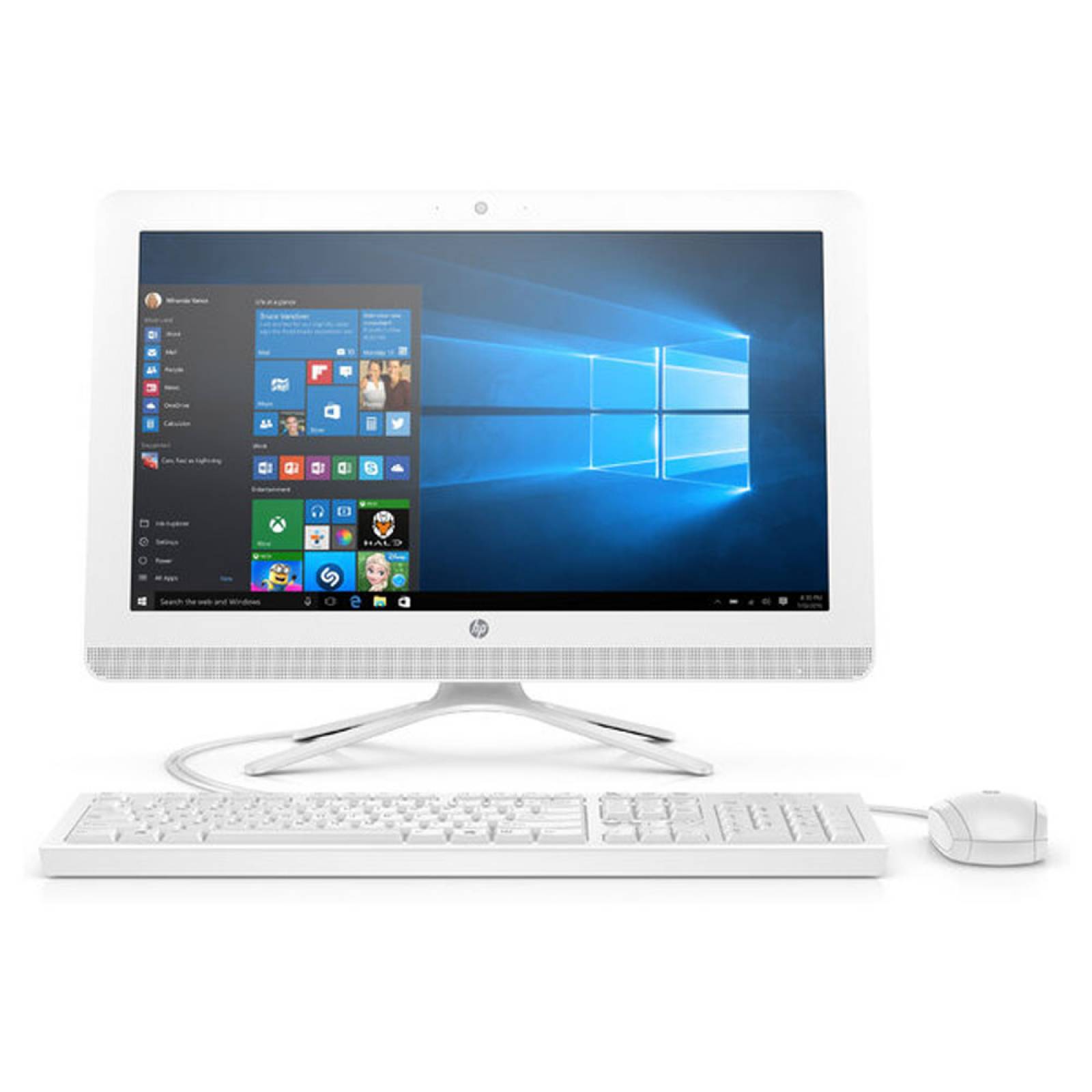 All in One HP Pavilion 22-b402la Procesador Intel Celeron J3060 Memoria de 4GB 500GB Pantalla de 21.5 pulgadas LED Video HD Graphics 400 Windows 10