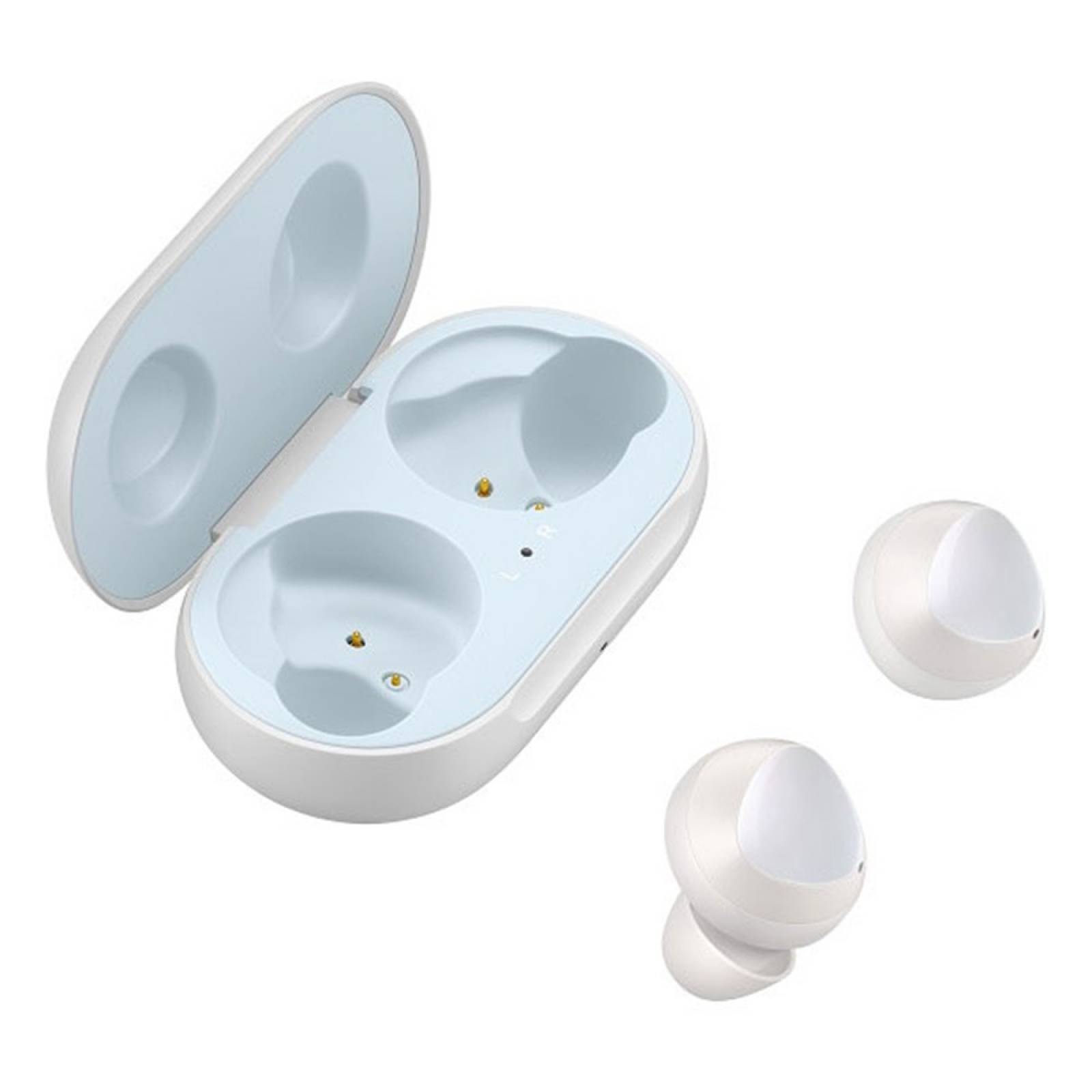 AudÃ­fonos inalÃ¡mbricos Samsung Galaxy Buds con estuche de carga, Bluetooth 5.0. Color Blanco.