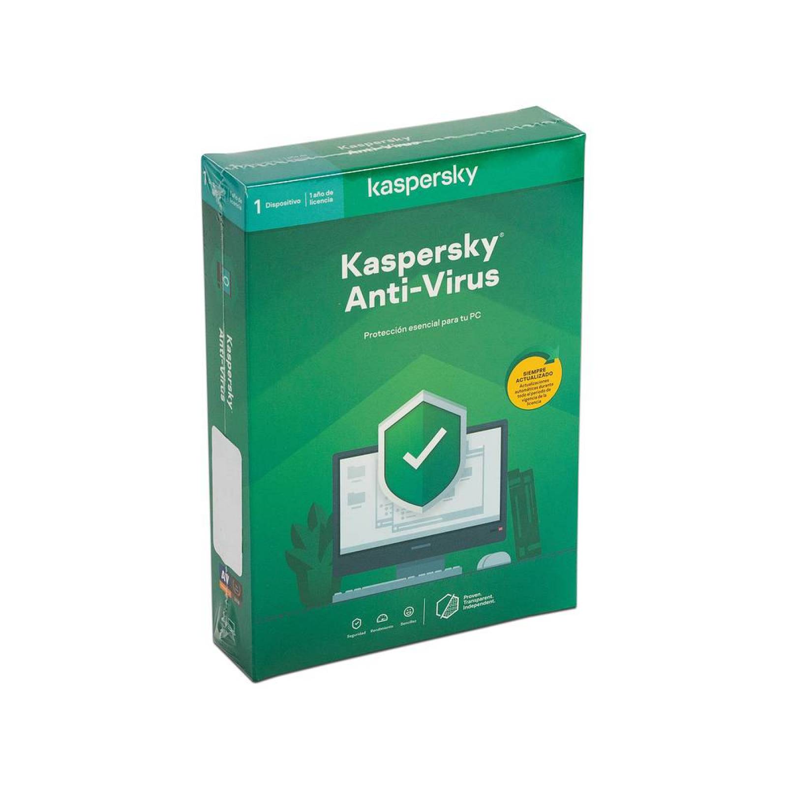 Kaspersky Anti-Virus 2017, 1 PC, 1 Año.