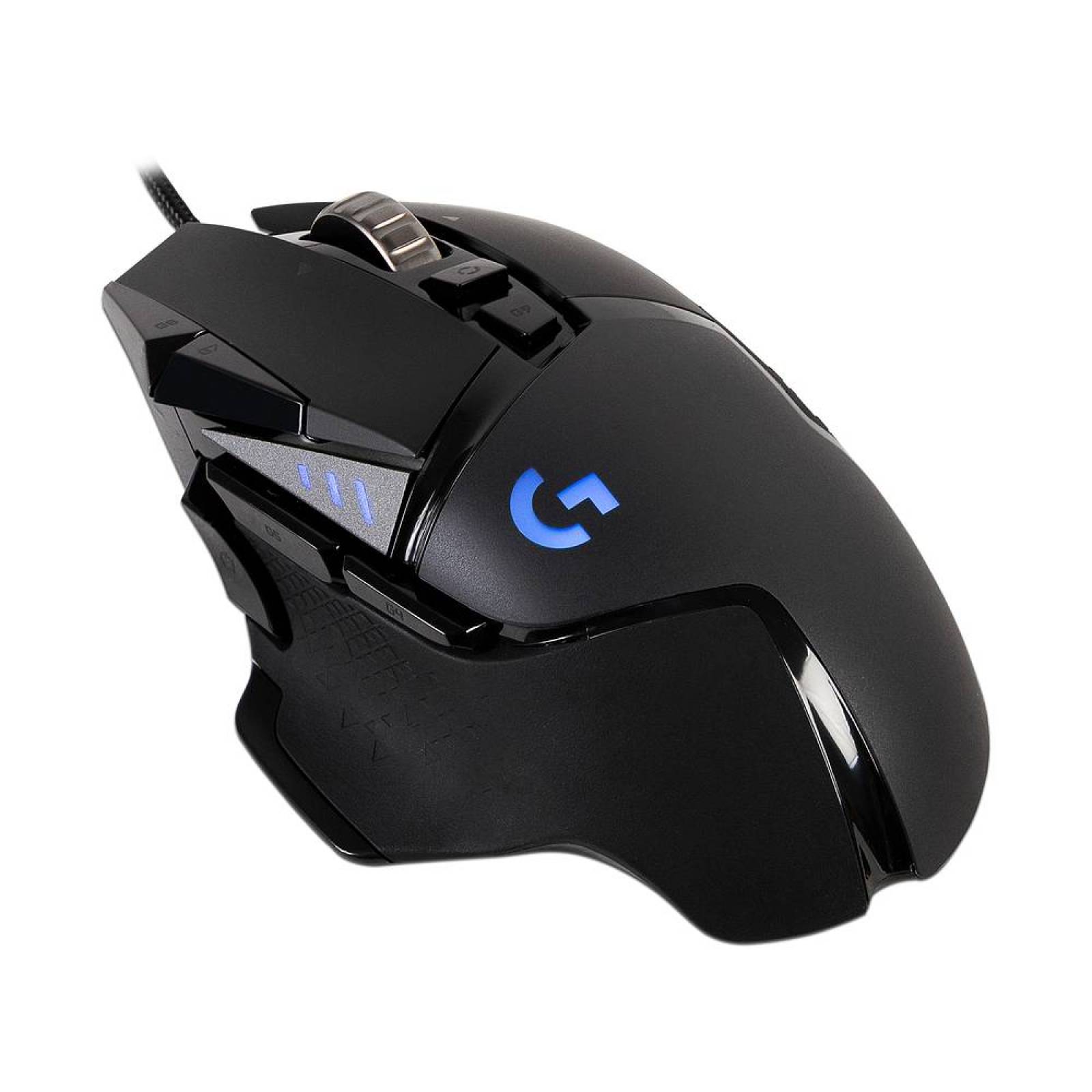Mouse Gamer Logitech G502 Hero, 100-16,000 dpi, 11 botones