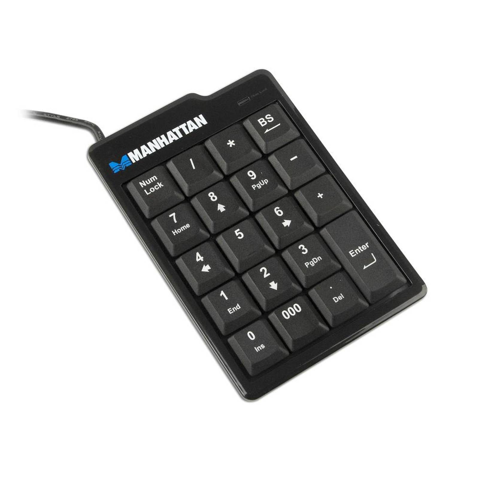 Teclado Numérico Manhattan Ultra Slim, USB.