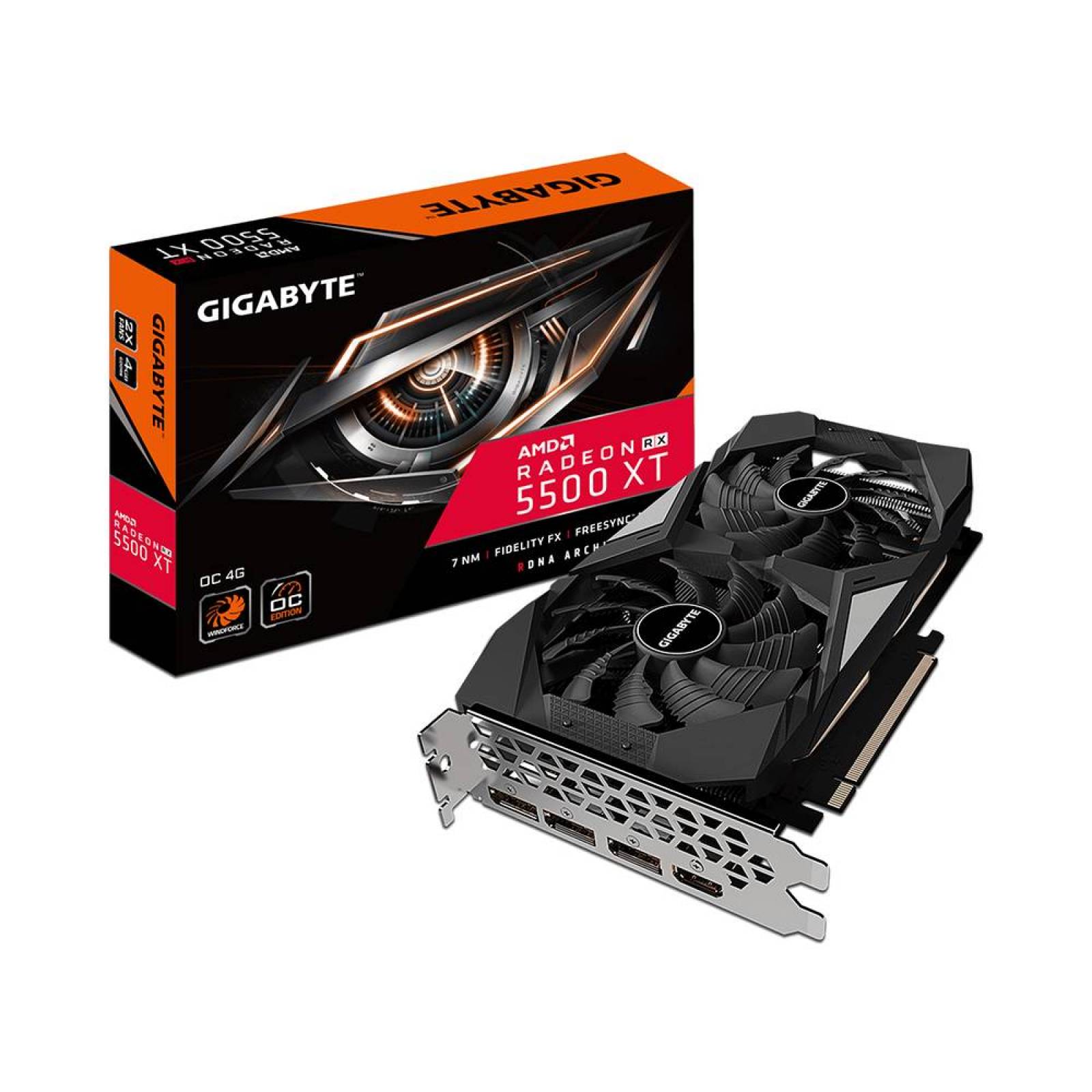 Tarjeta de Video AMD Radeon RX 5500 XT Gigabyte OC 4G, 4GB