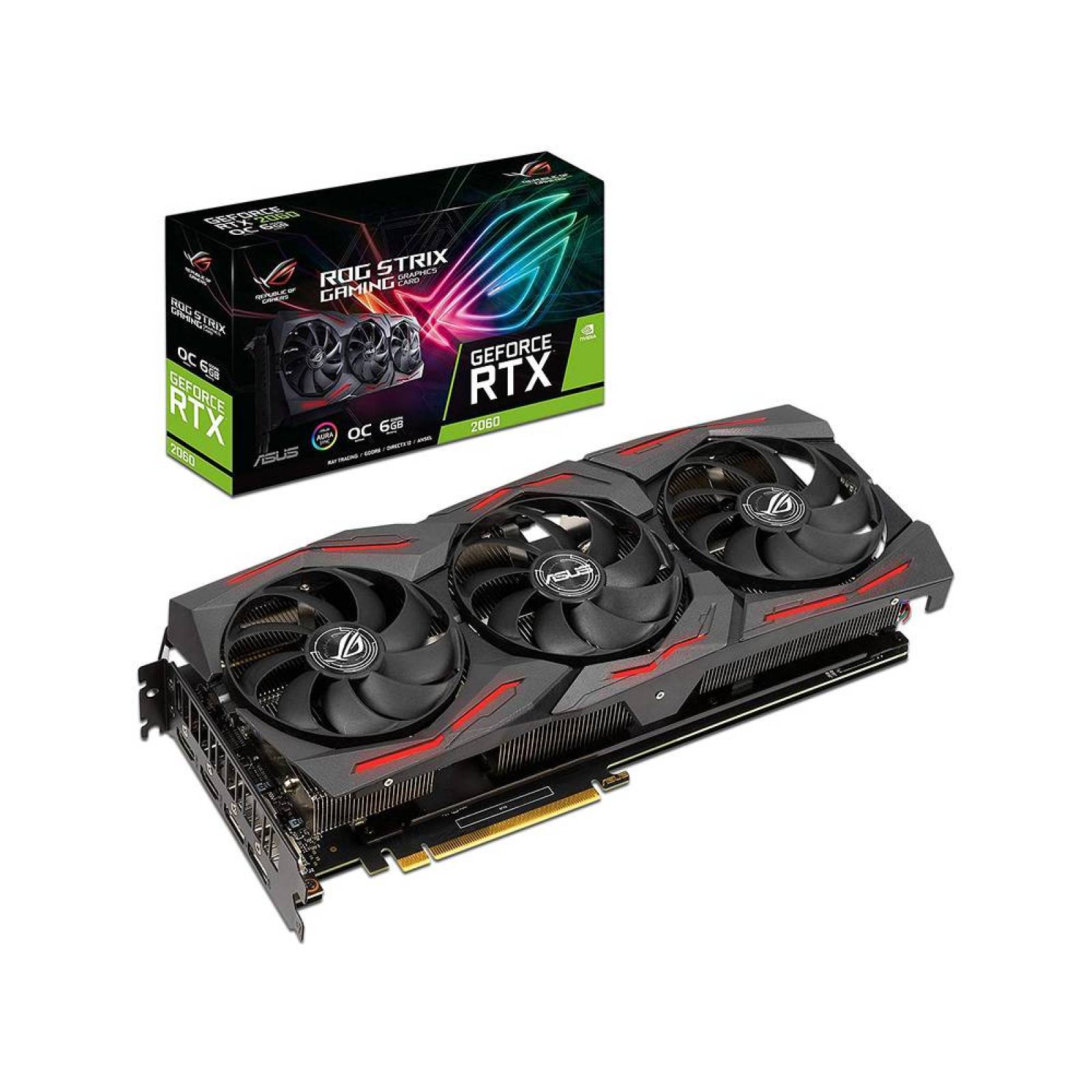 Tarjeta de Video ASUS ROG Strix GeForce RTX 2060 EVO OC