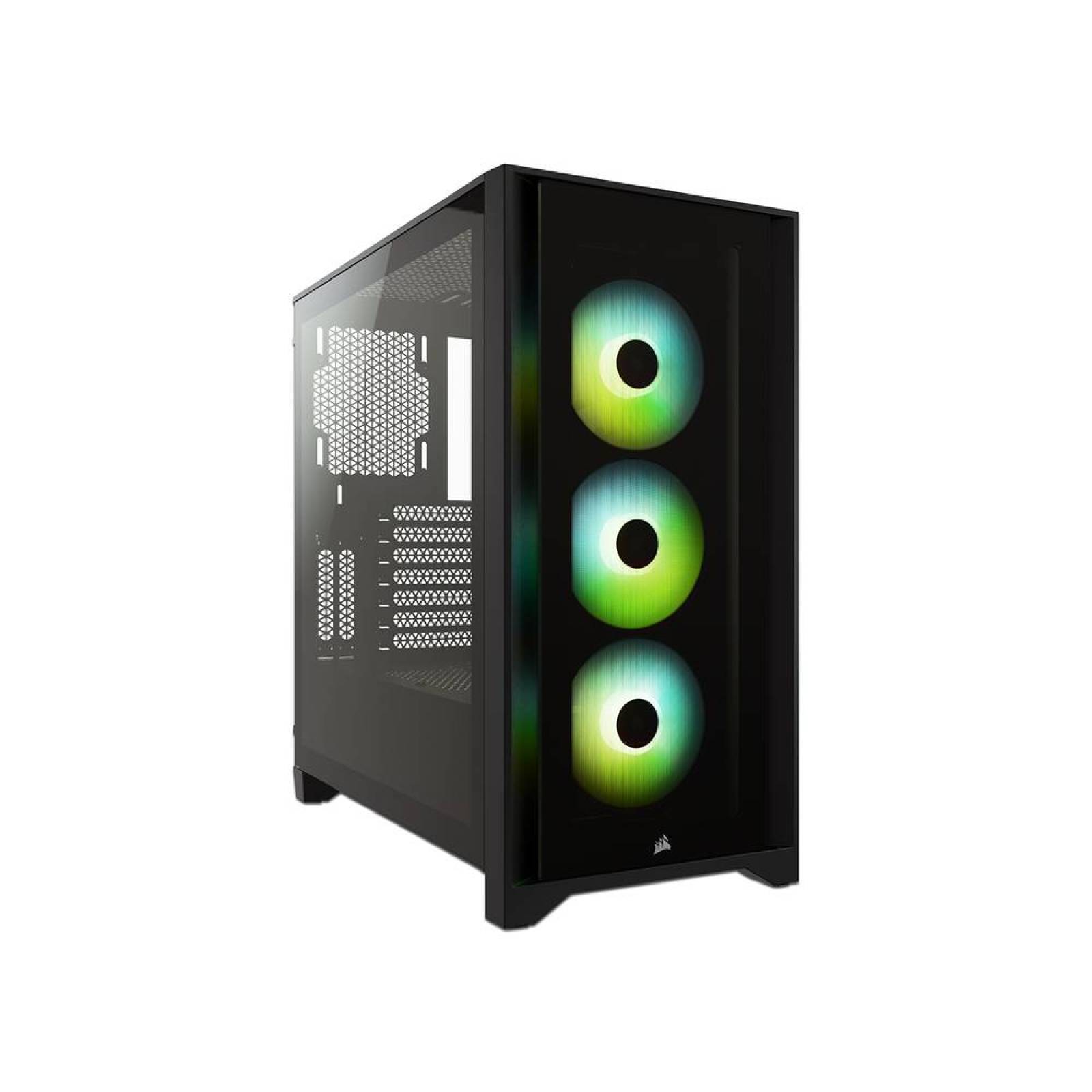 Gabinete Corsair iCUE 4000X RGB, ATX, no incluye fuente de