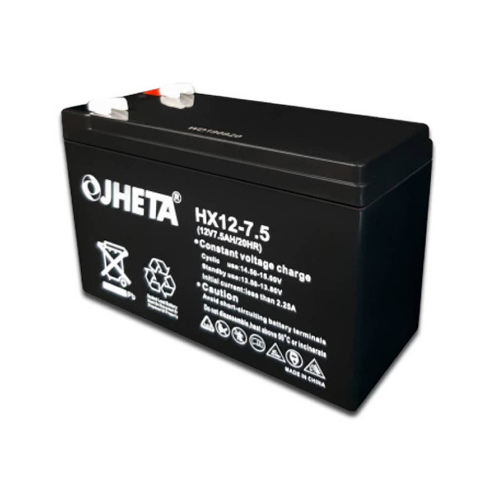 Batería para UPS Jheta 621207-50 de 12V/7.5Ah . Color