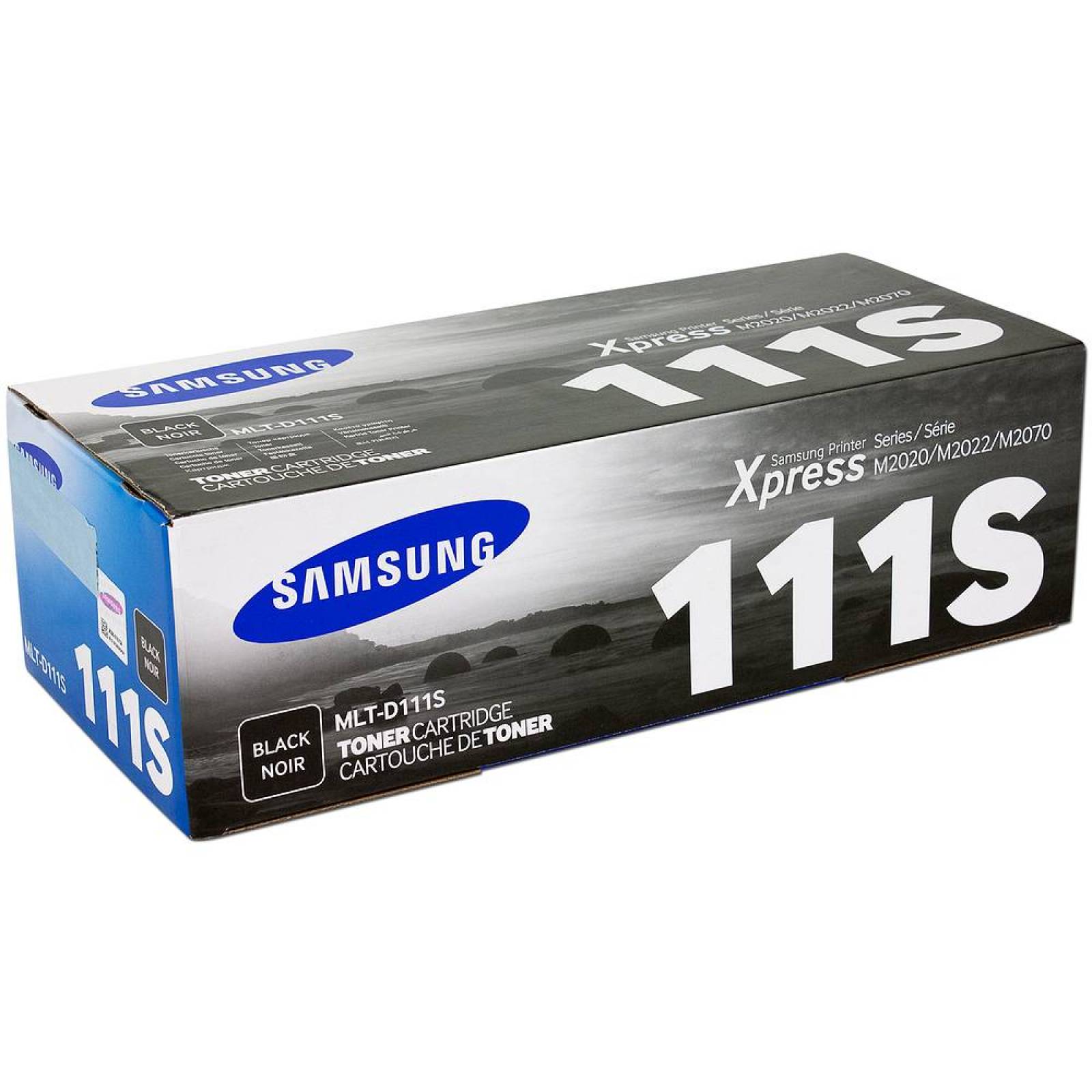 Cartucho de Tóner Samsung 111S Negro, Modelo: MLT-D111S.