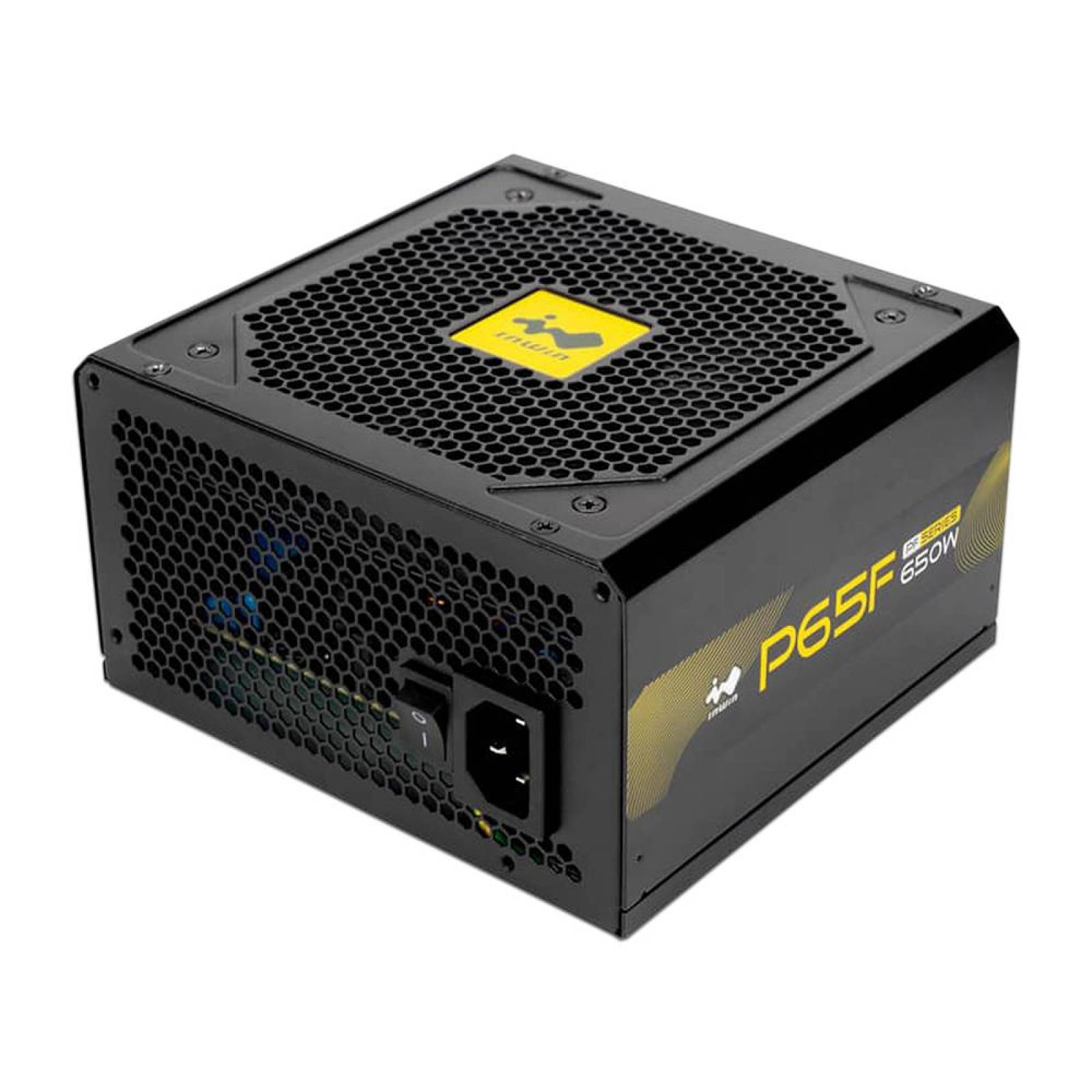 Fuente de poder InWin P65F de 650W, ATX, 80 Plus Gold.