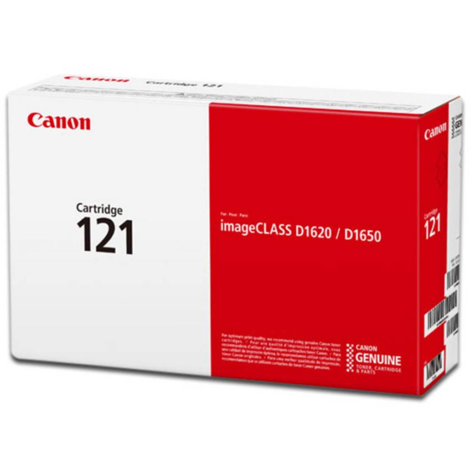 Cartucho de Tóner Canon 121 Negro, Modelo: 3252C001AA.