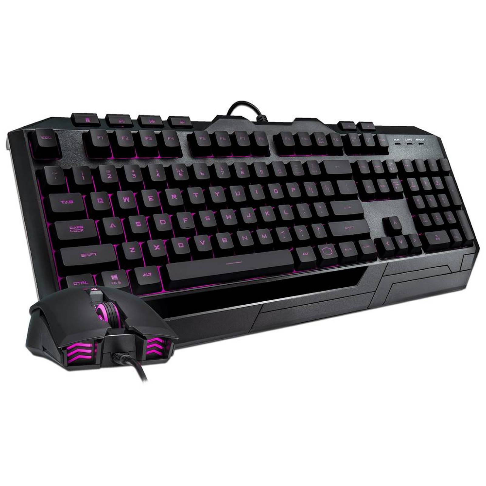Teclado Gamer Semi-Mecánico y Mouse Cooler Master