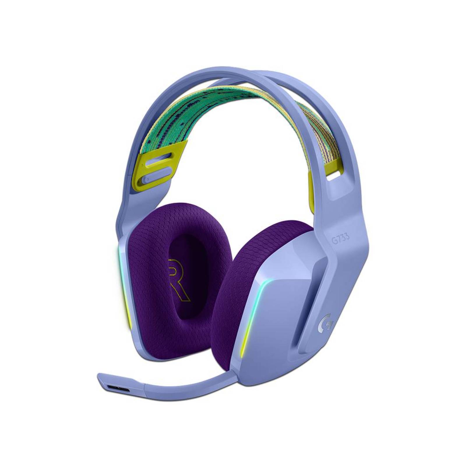 Audífonos con micrófono inalámbricos Gamer Logitech G733