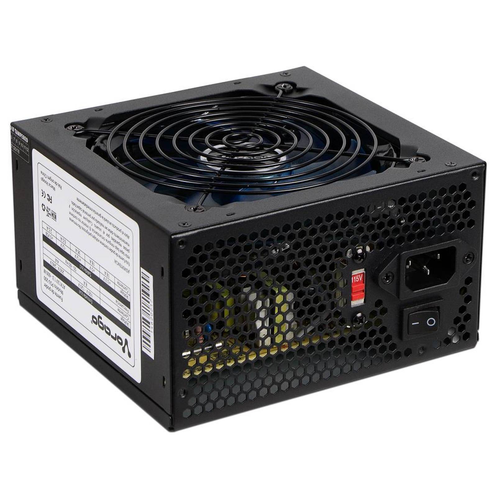 Fuente de Poder Vorago PSU-200 de 600W, ATX.