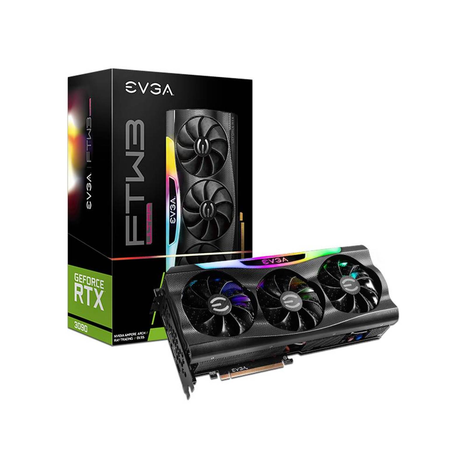 Tarjeta de Video NVIDIA GeForce RTX 3090 EVGA FTW3 Ultra