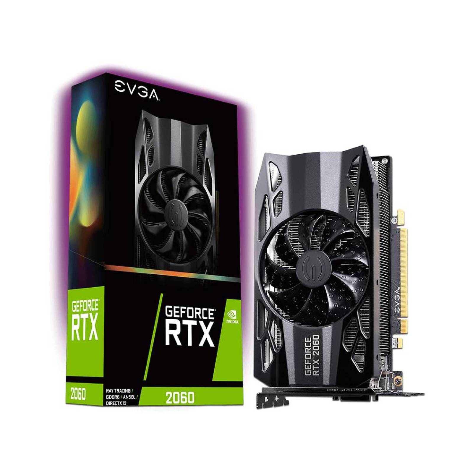 Tarjeta de Video NVIDIA GeForce RTX 2060 EVGA Gaming, 6GB