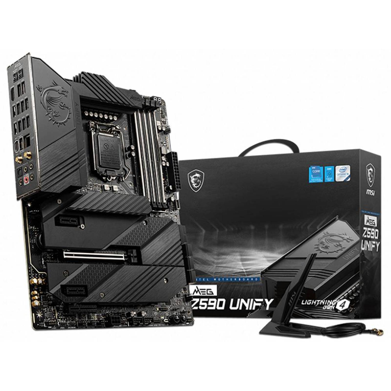 T. Madre MSI MEG Z590 UNIFY, Chipset Intel Z590,Soporta: