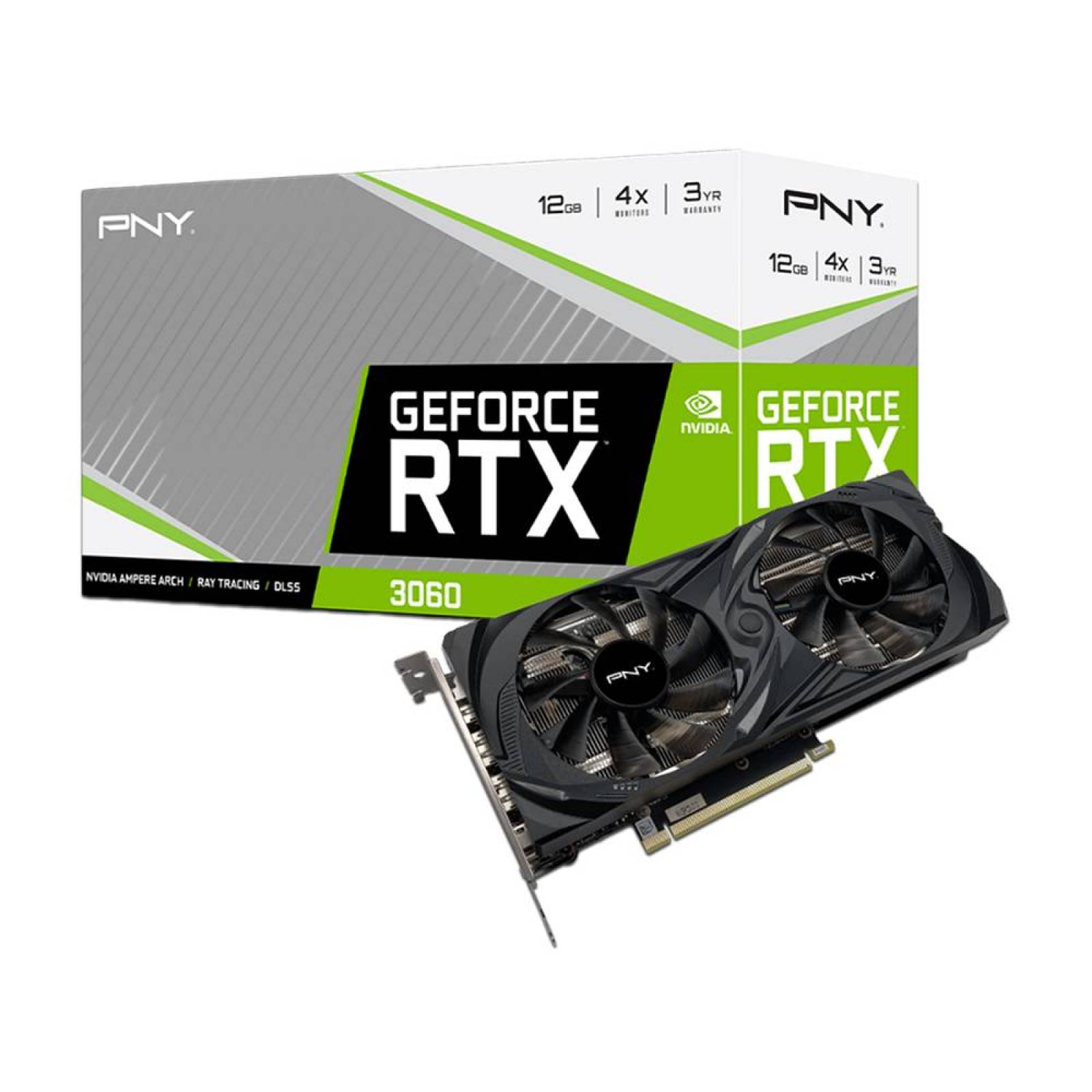 Tarjeta de Video NVIDIA GeForce RTX 3060 PNY UPRISING Dual