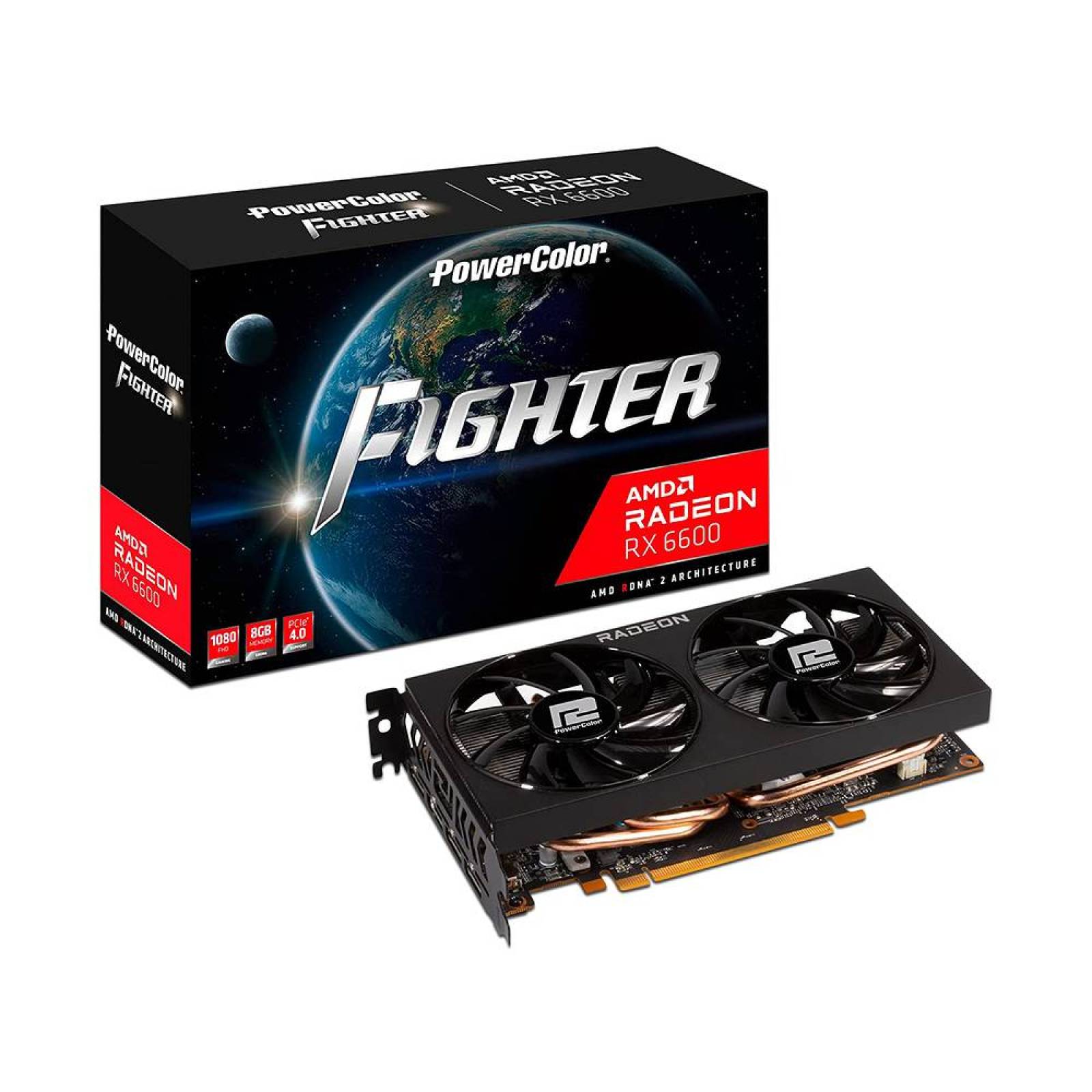 Tarjeta de Video AMD Radeon RX 6600 PowerColor Fighter, 8GB