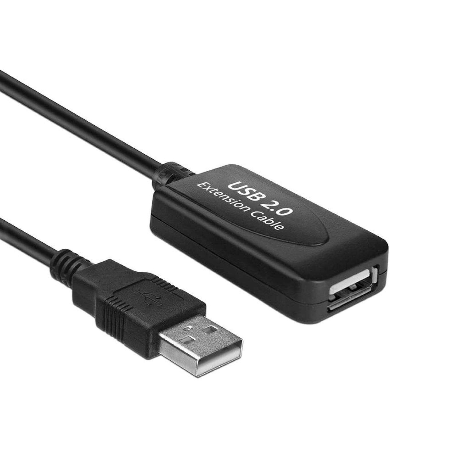 Extensión USB 2.0 BRobotix de 15 Metros, Hasta 480 Mbps