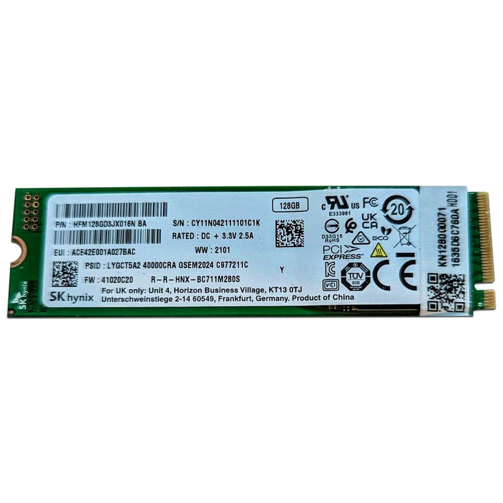 SSD Interne SK Hynix SC300 256 Go - SATA 2.5" 6 Gbps (Occasion, Bon État)