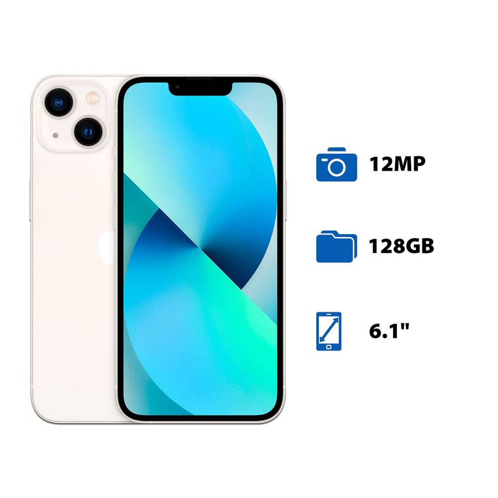 Smartphone Apple iPhone 13:Procesador Chip Apple A15 Bionic