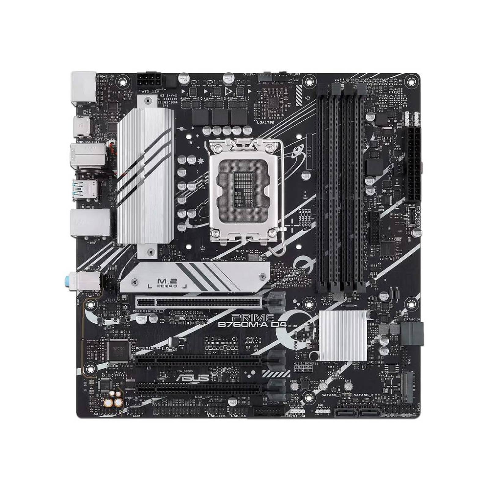 T. Madre ASUS PRIME B760M-A D4, Chipset Intel