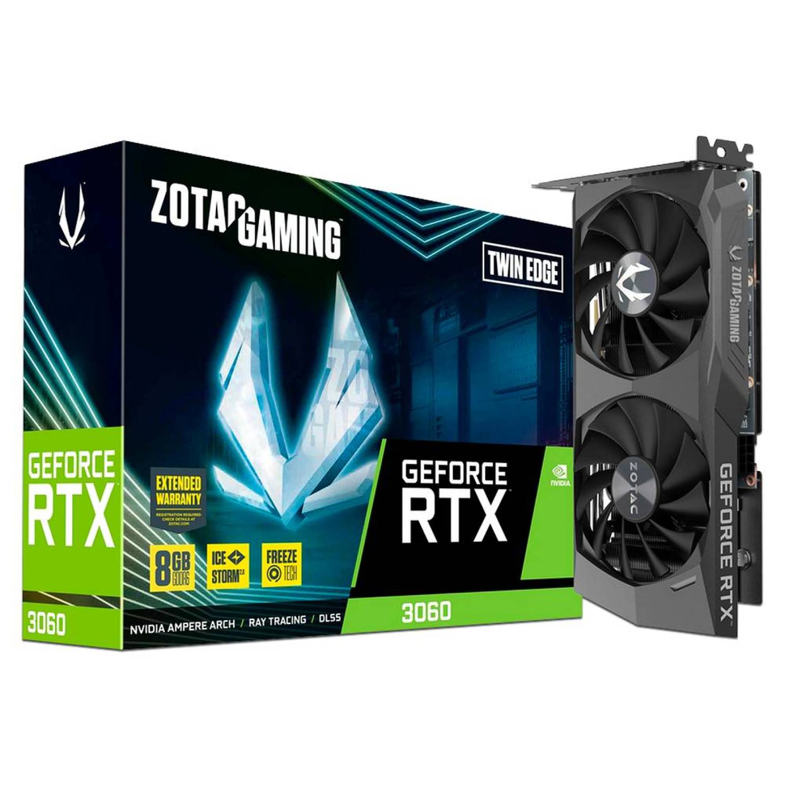 Tarjeta de Video NVIDIA GeForce RTX 3060 ZOTAC TWIN EDGE