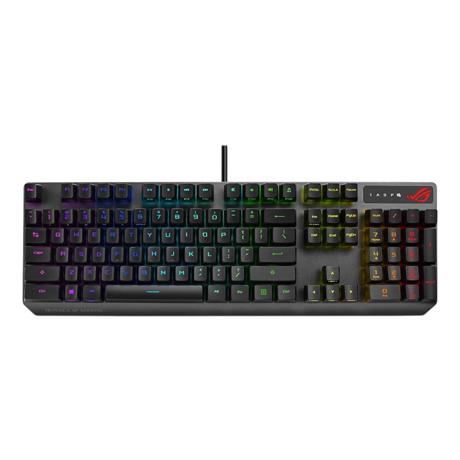 Teclado Mecánico Asus ROG Strix Scope RX, Iluminación RGB