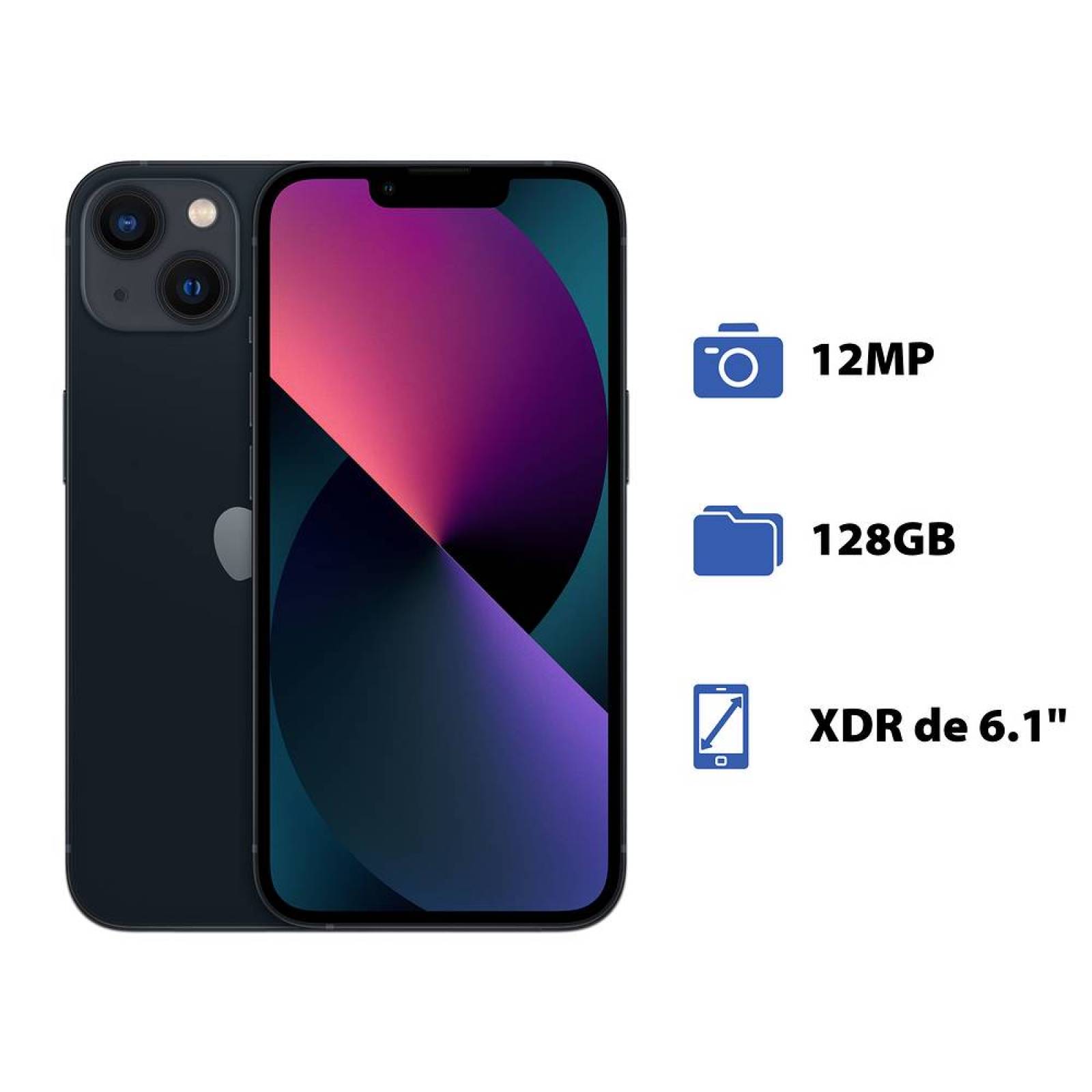 Smartphone Apple iPhone 13:Procesador Chip Apple A15 Bionic