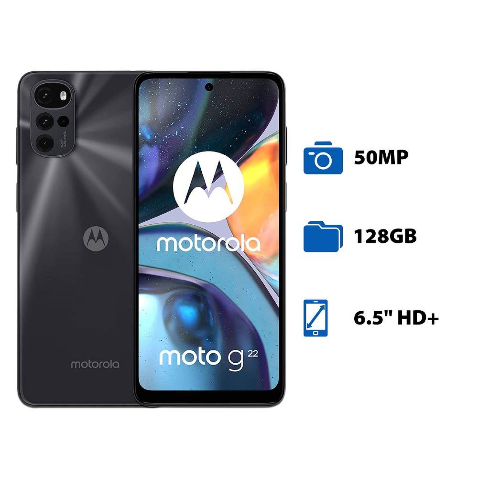 Smartphone Motorola Moto G22: Procesador Helio G37 hasta