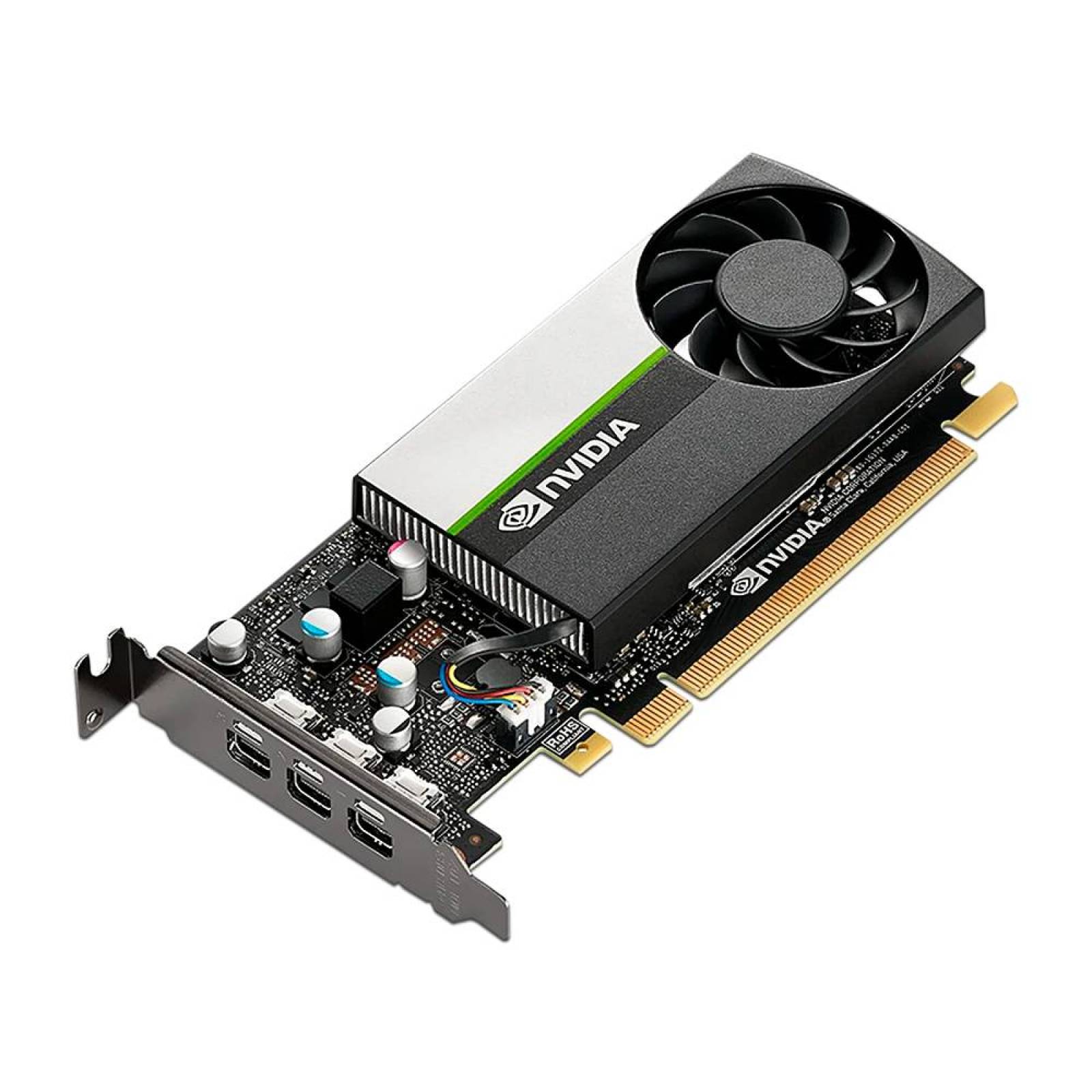 Tarjeta de Video NVIDIA QUADRO T400 PNY, 4GB GDDR6, 3xMini