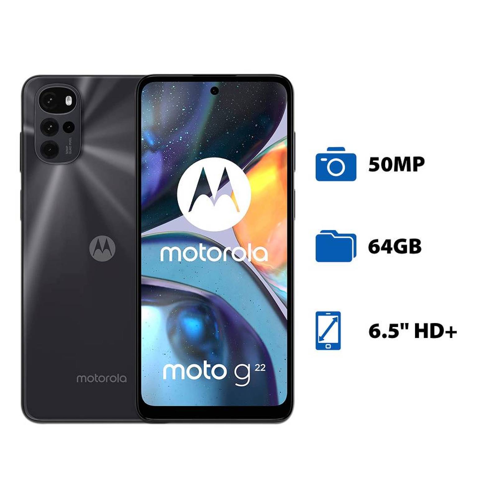 Smartphone Motorola Moto G22: Procesador Helio G37 hasta